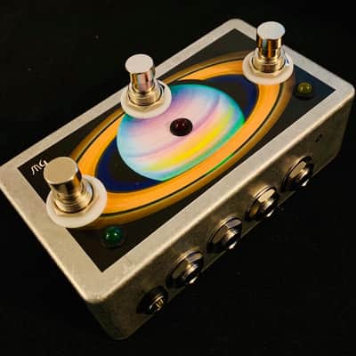 Saturnworks 3  Channel Passive ABC A/B/C Summer Line Selector Combiner / Splitter Pedal with Switches - Handcrafted in California
