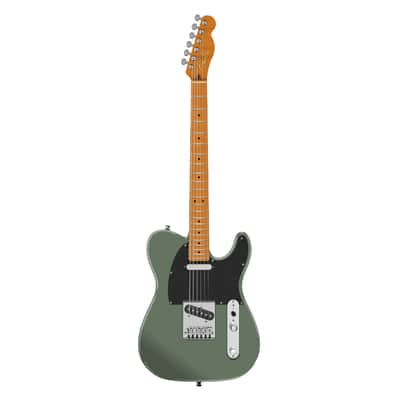 Fender Dealer Exclusive American Ultra II Telecaster, Antique Olive w/ Deluxe Molded Case image 2