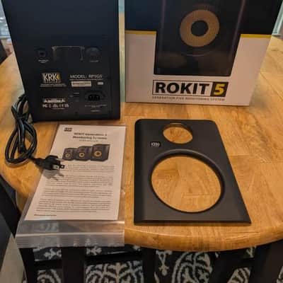 KRK RP-5 Rokit G5 5" Active Studio Monitors - Single 2024 - Present - Black image 2