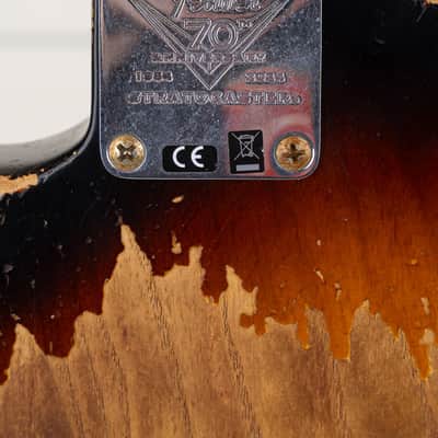 Fender Custom Shop Limited Edition '54 Super Heavy Relic Stratocaster Electric Guitar, Maple Fingerboard, Wide Fade 2-Color Sunburst image 2