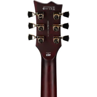 ESP LTD EC-1000T CTM Electric Guitar - See-thru Black Cherry image 9