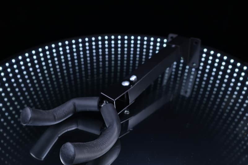 (20x) Guitar Wall Hanger — Adjustable — Black - Black image 1