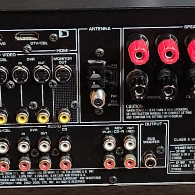 Yamaha Yamaha HTR-6050 is a 5.1-channel A/V home theater receiver 2000 - Black image 6