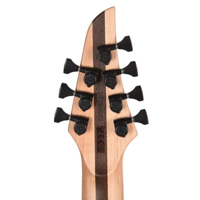 Mayones Duvell Elite 4Ever 7 AAA Curly Poplar Natural Fade Black Burst (Serial #DF2506083) image 7