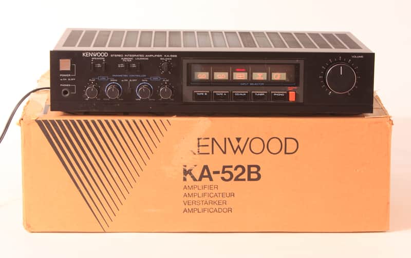 Ampli Intégré Stéréo Kenwood KA-52 - 60 Watts RMS, 4 Sorties HP, Vintage, Occasion
