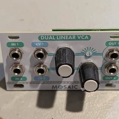 Mosaic 1U Dual Linear VCA module (white) image 1