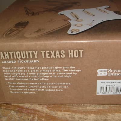 Seymour Duncan Antiquity Texas Hot Pickguard Assembly New with Warranty image 2