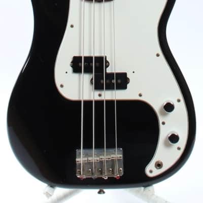 1983 Squier Precision Bass '62 Reissue black JV series image 1