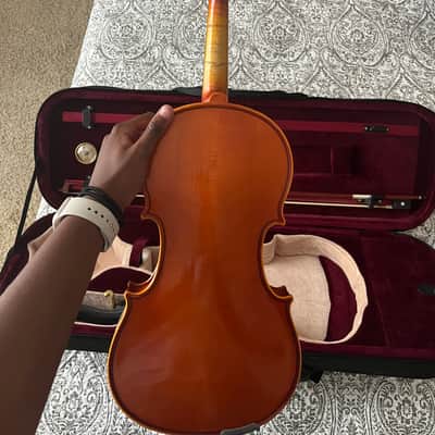 H. Luger CV500 3/4-4/4 Violin mid-90s - Light Brown/Ombre Orange image 6