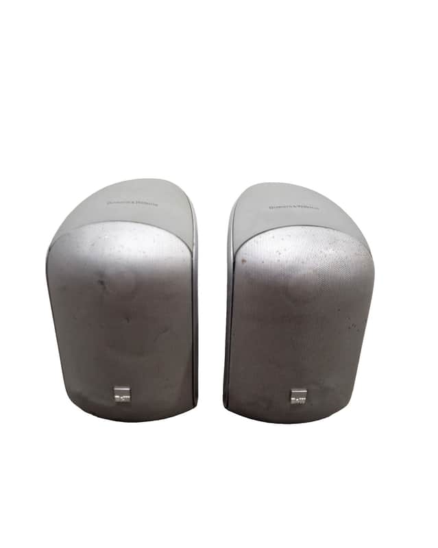 Bowers & Wilkins M-1 - Hi-Fi Speakers - Silver - Pair - Good