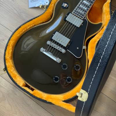 Gibson Les Paul Custom Shop Charcoal Metallic Gloss CH RARE Olive Drab Similar image 15