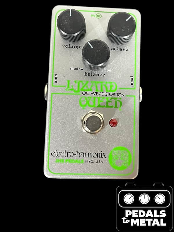 Electro-Harmonix / JHS Nano Lizard Queen Octave Fuzz 2023 - Present - Silver / Green X16110 image 1