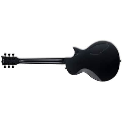 Mint ESP LTD Eclipse EC-201 Left-Handed Guitar, Roasted Jatoba Fretboard, Black Satin image 2