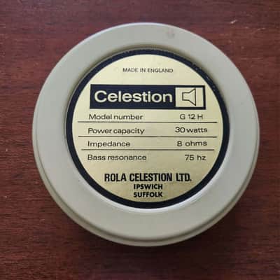 Celestion Creamback Vintage G12H Magnet Cap '74-'75 image 1