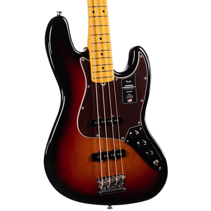 Fender American Professional II Jazz Bass 3-Color Sunburst (394) image 1