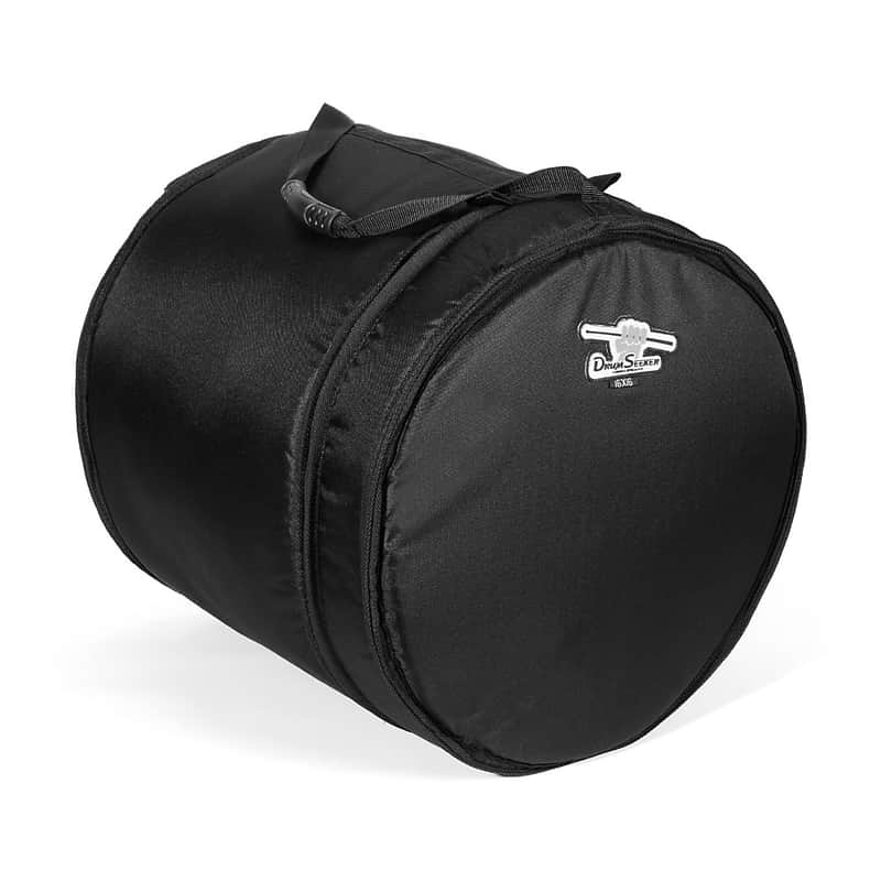 Humes & Berg Drum Seeker Floor Tom Bag Regular Black 16x16 image 1