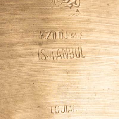 Zildjian 1945-49' K Zildjian Istanbul 20" Thin Ride Cymbal Old Stamp Type IIa 1,724g image 2