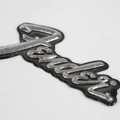 1970s Vintage Fender Logo Stratocaster/Telecaster/Jazz Bass/Precision Bass Metal USA image 3
