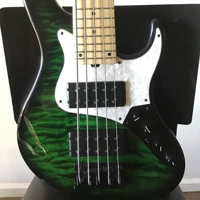 Sadowsky Vintage 24 Fret 5 string  2019 Greenburst [NYC Custom Shop] image 3
