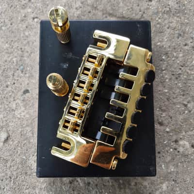 Schaller 457 bridge with fine-tuners gold, Iommi, 456, 458 image 3