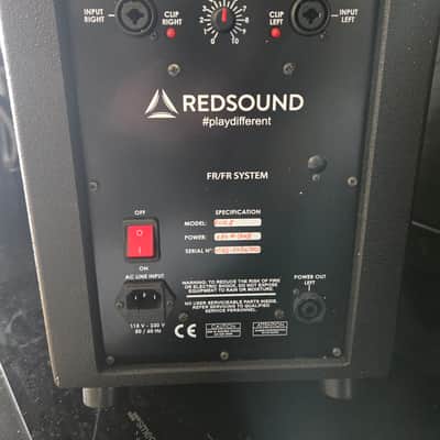 Red Sound Elis 8 Active FR/FR Speaker Cabinet Black image 2