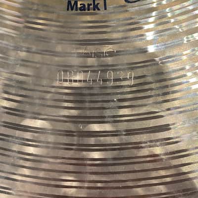 Tris Imboden's, Chicago, Paiste - 19" Signature Dark Energy, Mark 1 Crash Cymbal, 1764g image 6