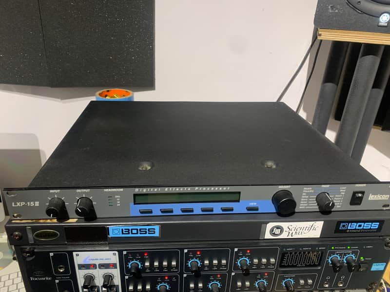 Lexicon LXP-15 Version II Multi-Effects Processor 1990s - Black image 1