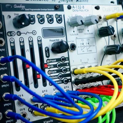 Super-Slim Eurorack Patch Cables (5 pack)-250cm / Green image 2
