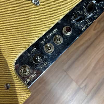 Fender Super 5F4 Narrow Panel 18-Watt 2x10" Guitar Combo 1958 - Tweed image 10