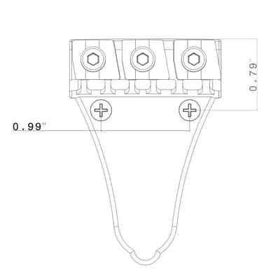 Floyd Rose FRTX Top Mount Tremolo System - Chrome---chrome image 4