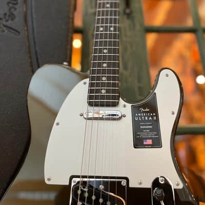 Fender American Ultra II Telecaster SS Electric Guitar in Texas Tea Burst w Case image 9