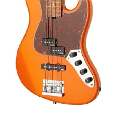Sadowsky MetroExpress 21-Fret Hybrid P/J Bass, Morado Fingerboard, 4-String - Solid Candy Apple Orange Metallic High Polish image 4