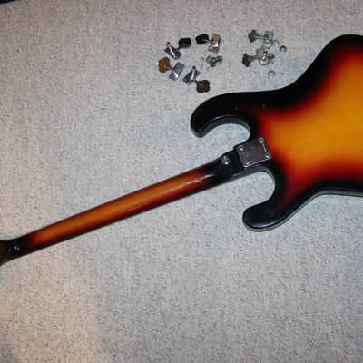 Vintage 1960s 1970s MIJ Maestro Bass Guitar - Project - No Tariffs image 11
