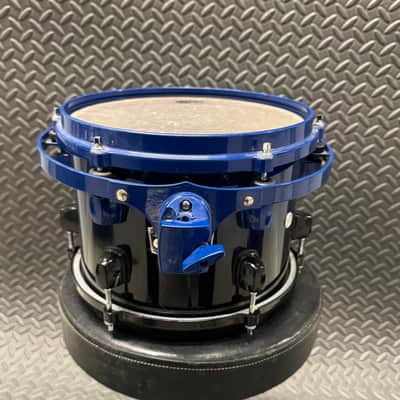 DDRUM 10” x 7” Dominion Maple Tom Blue Black fade drum Die Cast image 3