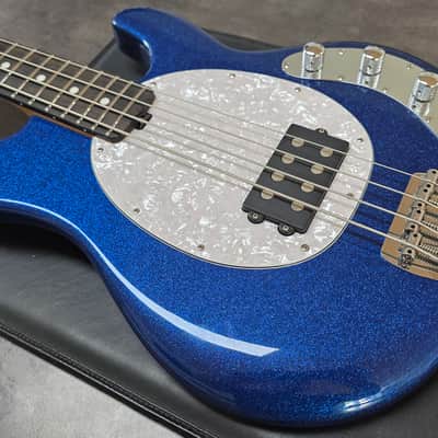 Music Man StingRay Special 4 H USA BRAND NEW! Blue Sparkle NOS! Pro American Bass Guitar image 3