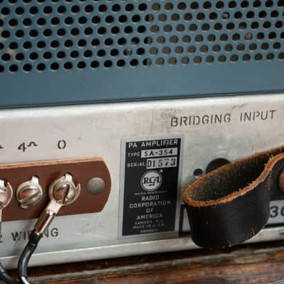 RCA/Amptek SA-354 Guitar Amp Conversion - Blue image 8