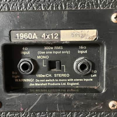 Marshall JCM 900 Lead Series 1960A Slant 4x12 Slant Cabinet 1990s Black image 3