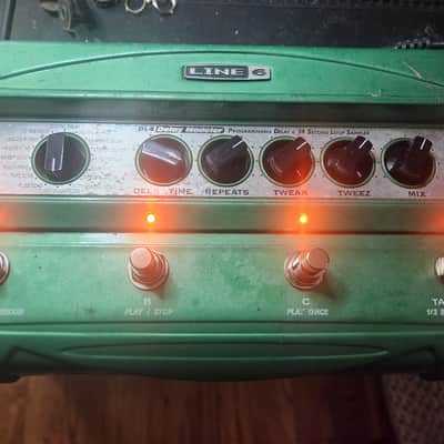 *Switch & LED Mods Line 6 DL4 Delay Modeler 1999 - 2021 - Green image 1