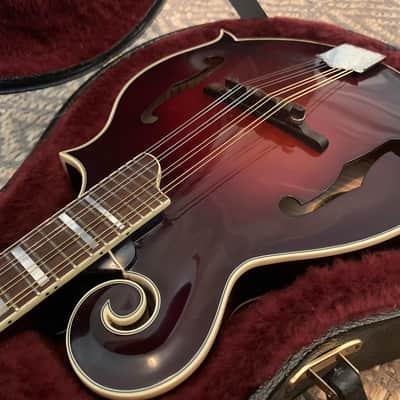 Kentucky KM-805 Artist F-model Mandolin sunburst image 9