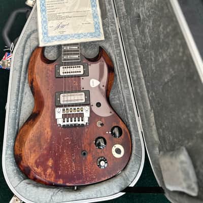 2020 Tony Iommi Old Boy Made By John Diggins At Jaydee SG VOS Relic Guitar MINT image 12