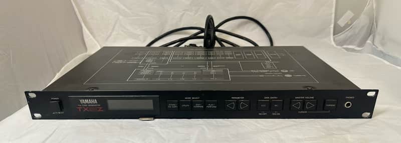 Yamaha TX81Z Rackmount FM Tone Generator 1987 - 1988 - Black | Reverb