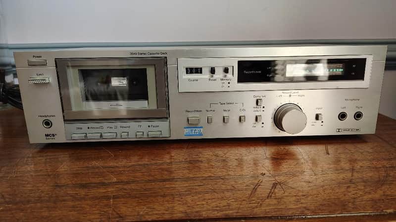 MCS (Modular Component Systems) 3549 cassette deck in excellent condition, serviced in excellent condition, serviced - 1970's image 1
