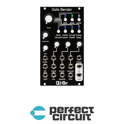 Qu-Bit Electronix Data Bender Stereo Circuit Bent Effect (Black)