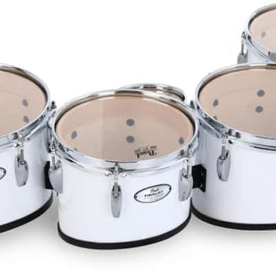 Pearl Finalist Marching Tenor Drums - 6/10/12/13/14-inch  Pure White image 2
