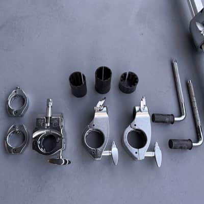 Yamaha HXR2CHLII Hexrack 2-leg Rack System with Cymbal Boom Arms, Clamps, side extensions, and many extras image 4