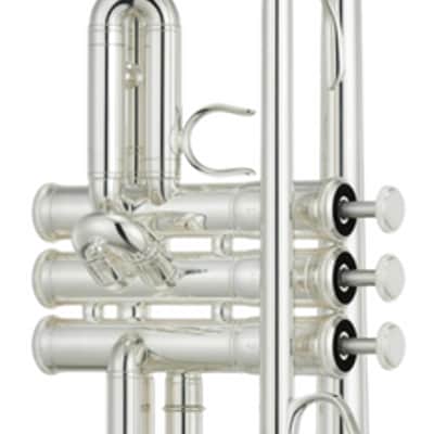 Yamaha YTR-4335GSII Intermediate Bb Trumpet - Silver Plated & Gold Brass Bell image 3