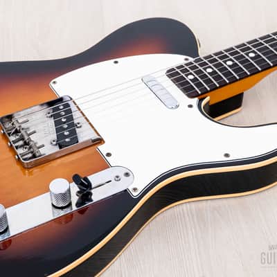 1983 Fender JV '62 Telecaster Custom TL62B-65 Sunburst w/ Case, Japan MIJ Fujigen image 6