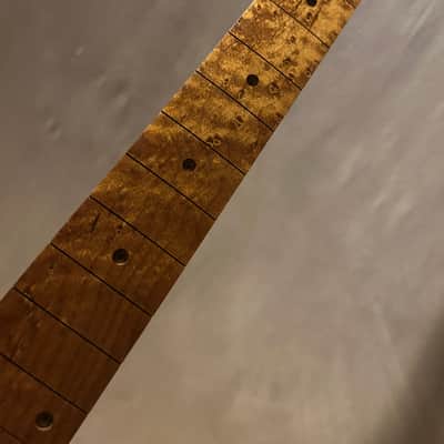 Super Rare Roasted Birdseye Strat Guitar Neck Fits Fender & Warmoth image 5