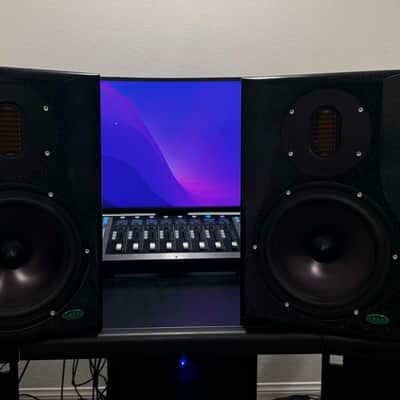Unity Audio Super Rock Hi-FI 2-way active Studio Monitors Ribbon Tweeters image 8