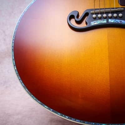 GIBSON USA Custom Shop SJ-200 5A Custom Select "Wildfire Burst + Ebony" (2025) image 10